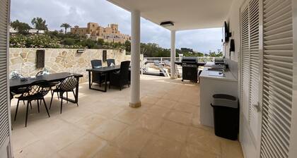 A stunning modern villa overlooking the valley and Mojacar Playa.