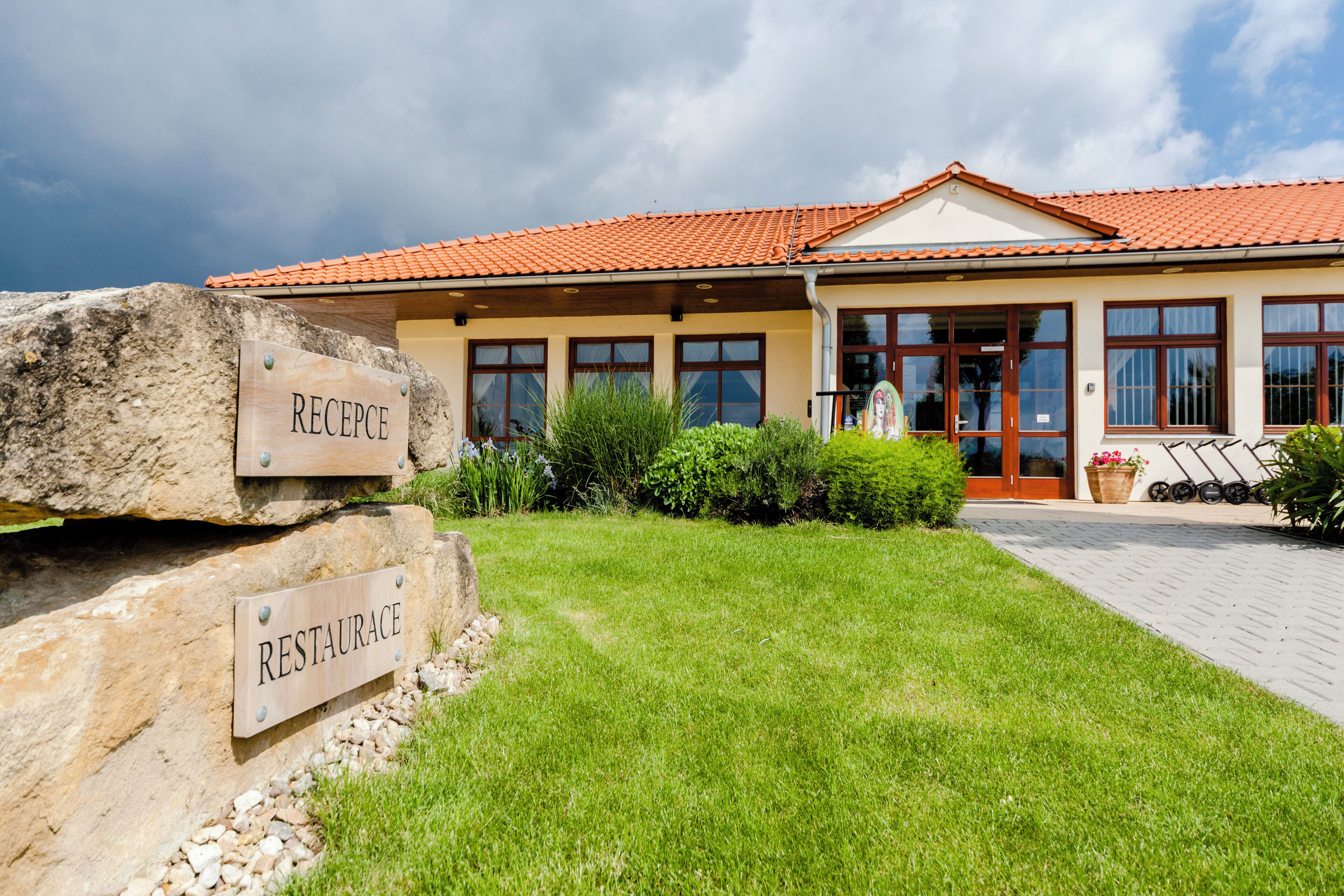 Voorkant van accommodatie