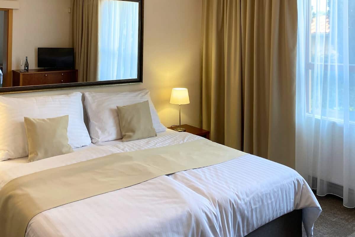 Individually furnished, desk, laptop workspace, cots/infant beds