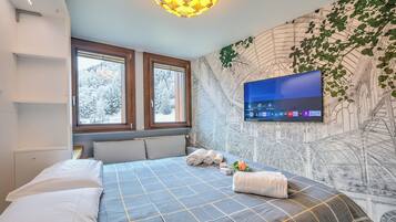 1 camera, postazione laptop, Wi-Fi (a pagamento), lenzuola