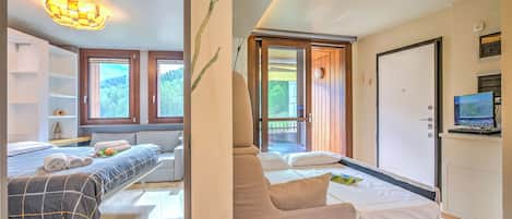 Appartement luxueux, 1 chambre (Il Mughetto Campo Smith On The Ski) | 1 chambre, espace de travail pour ordinateurs portables