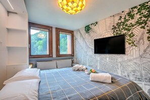 Luxury Apart Daire, Birden Çok Yatak Odası (Il Mughetto Campo Smith On The Ski) | 1 yatak odası, dizüstü bilgisayar çalışma alanı, kablosuz İnternet 