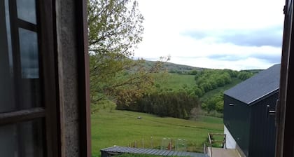 Apartment rental at the source of the loire, mont gerbier des joncs
