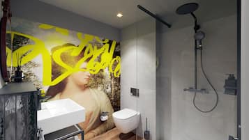 Free toiletries, hair dryer
