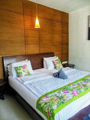 2 bedrooms, desk, free WiFi, bed sheets