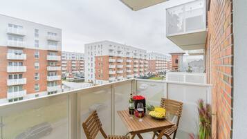 Classic-Apartment, Balkon, Stadtblick | Ausblick vom Zimmer