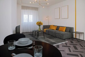 Deluxe-Doppelzimmer | Wohnbereich