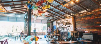 "The Roost" at Thomley's Goats & Glassblowing