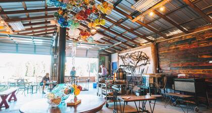"The Roost" at Thomley's Goats & Glassblowing