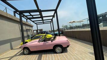 Íbúð - 1 svefnherbergi - gott aðgengi - einkasundlaug | Lóð gististaðar