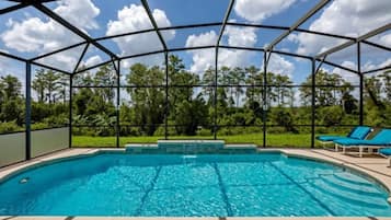 Villa, 3 Schlafzimmer, eigener Pool, Gartenblick | Pool | Außenpool