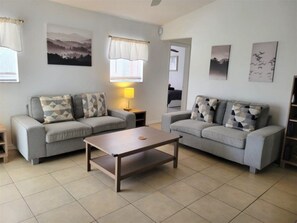 別墅, 3 間臥室, 私人泳池, 花園景觀 | 起居區