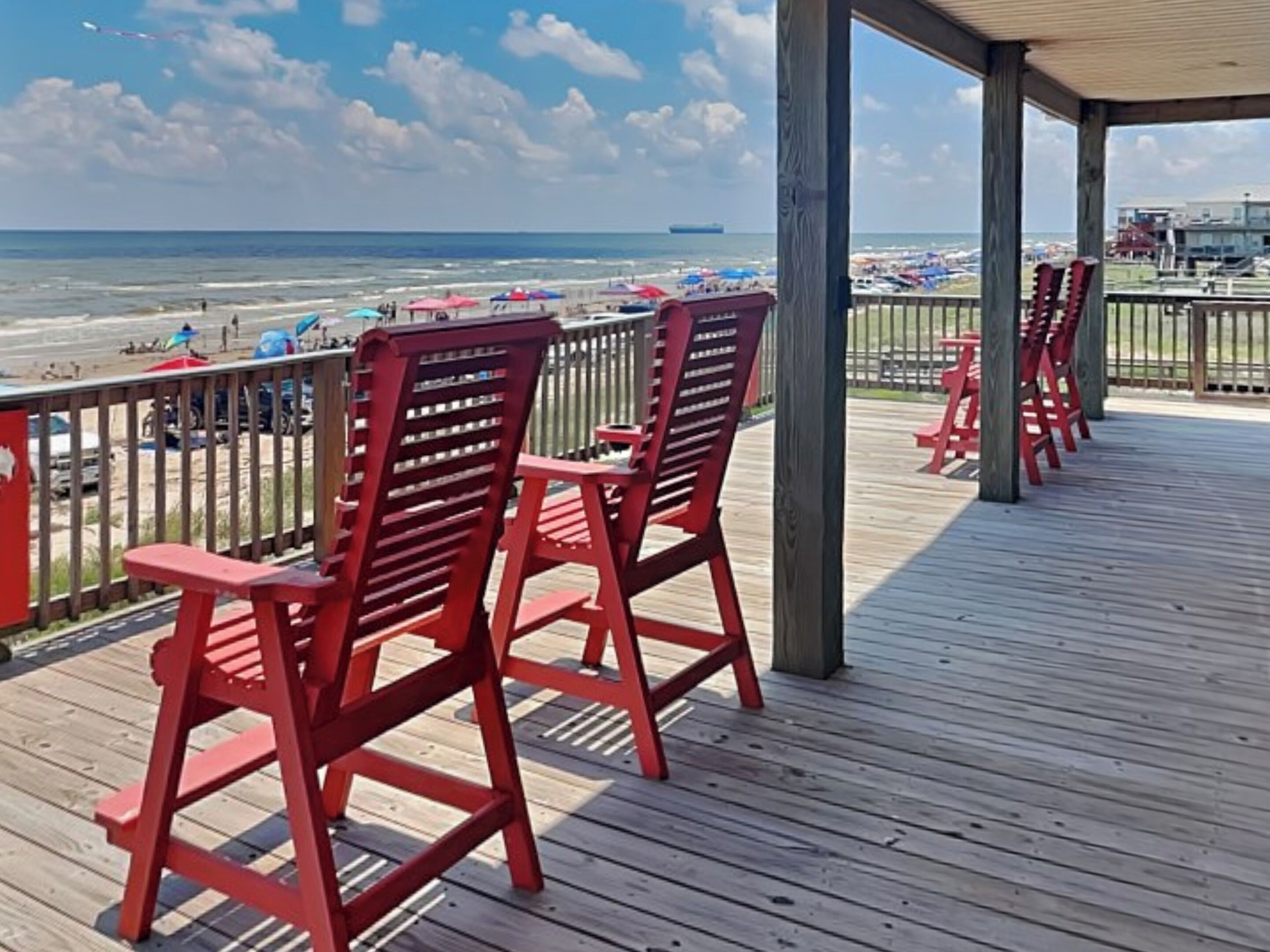 Shark's Tooth Beachfront | VIEWS + Private Yard & Pet-Friendly!