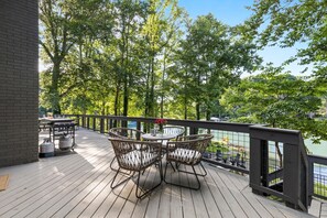 House, Multiple Beds (Niblick on Norman w/Heated Pool & Opt) | Outdoor dining - Niblick on Norman W/heated Pool & Optional Boat Rental (Denver)