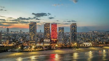 Front of property - evening/night