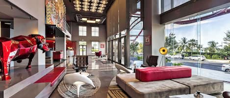 Lobby sitting area