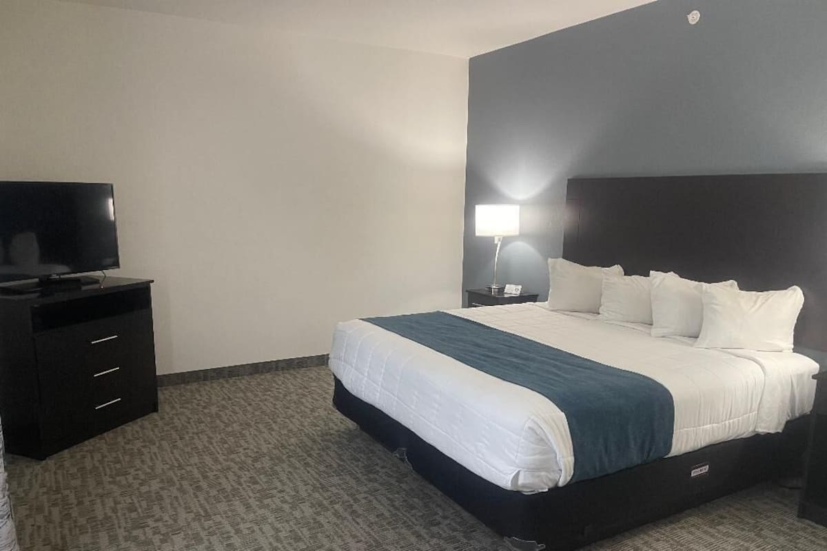 Deluxe Suite | 1 bedroom, premium bedding, desk, laptop workspace