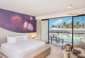 Beloved Pool View Jacuzzi Suite | View from room