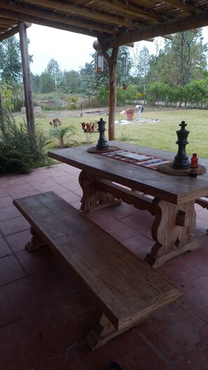 Outdoor dining