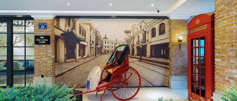 Interior entrance