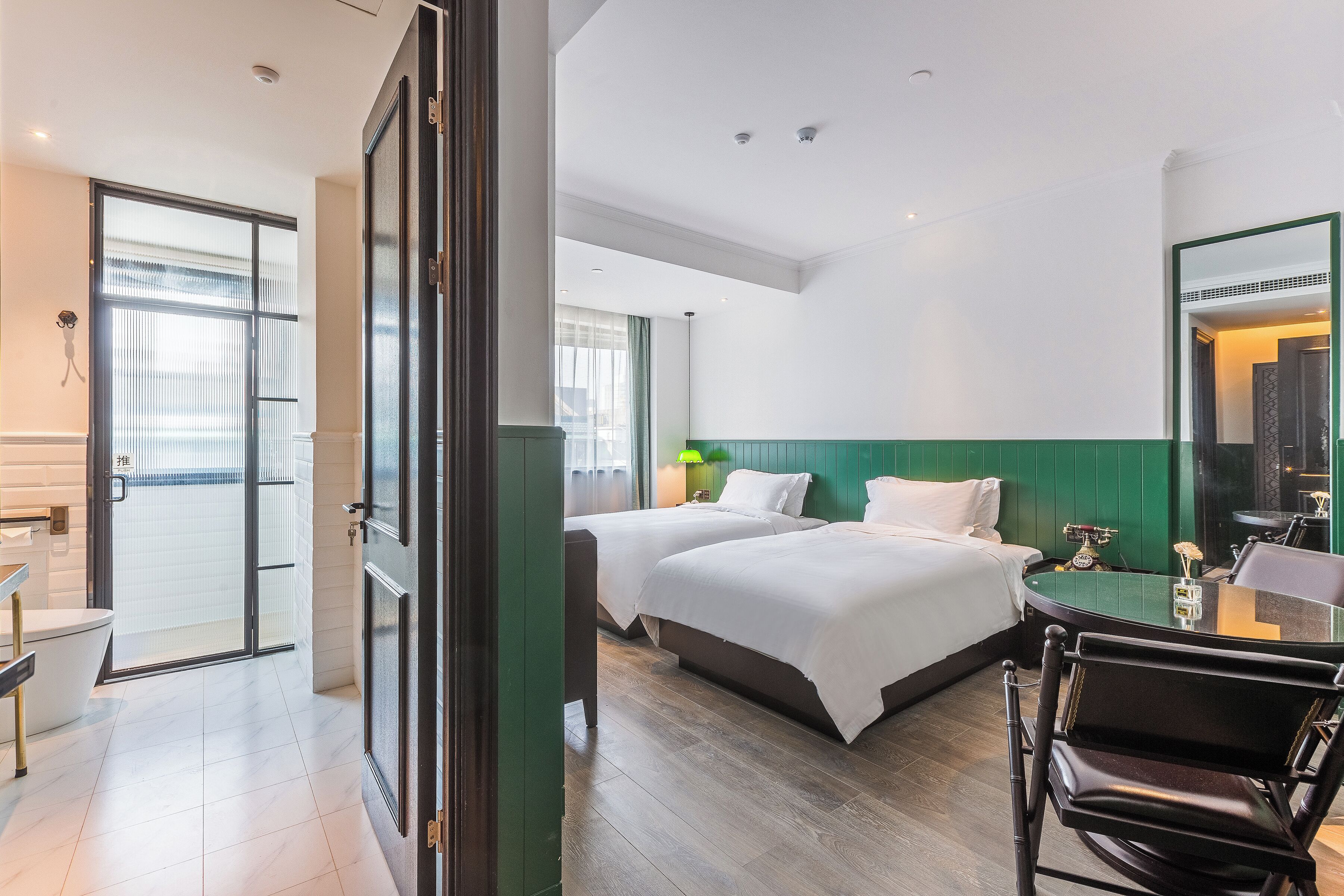 Superior Room, City View | Premium bedding, down duvets, memory-foam beds, minibar