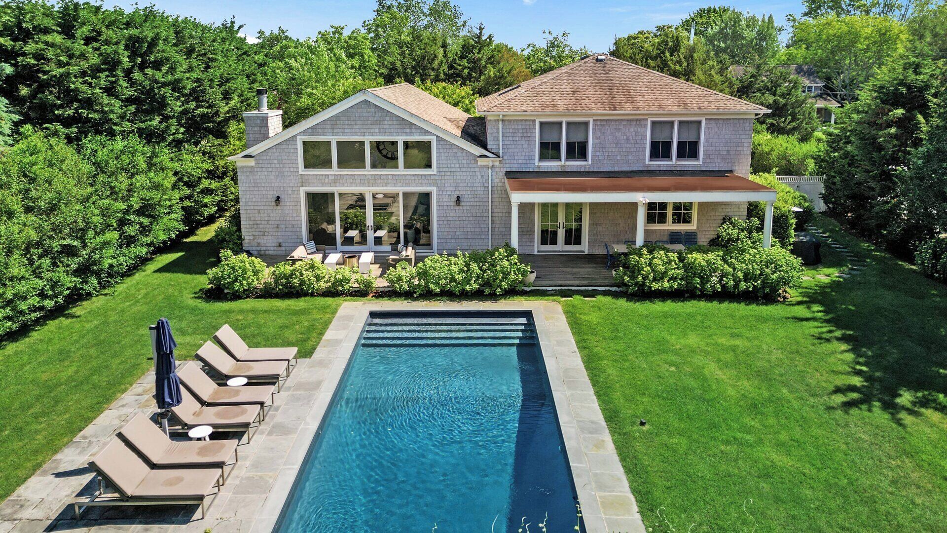 Spacious Southampton Home with Private Pool Overlooking Preserve, Perfect...