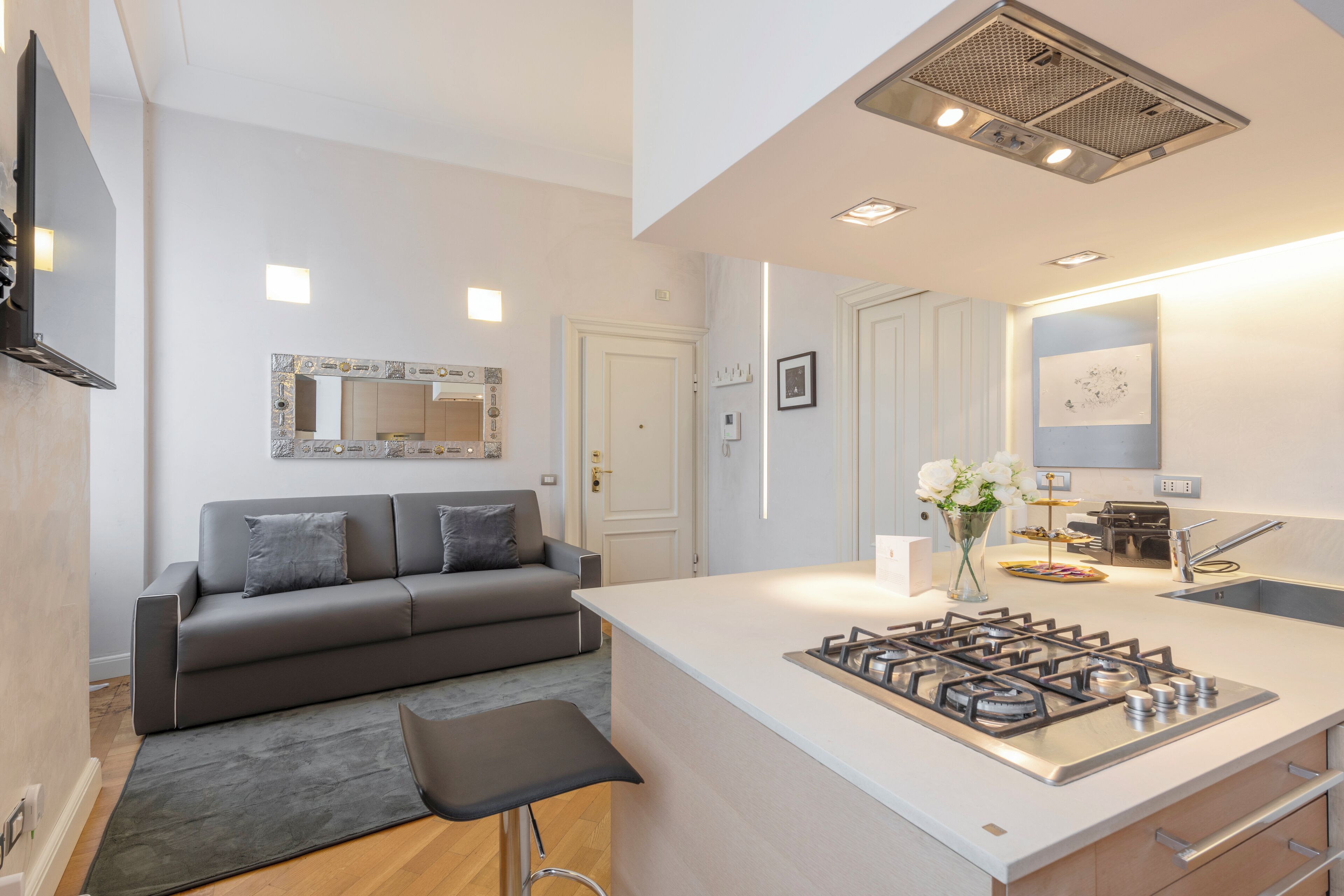 Suite Rossini 9 | Bếp riêng | Tủ lạnh, lò vi sóng, lò nướng, bếp nấu 