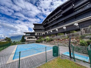Pool - Comfortable studio with pool and view (Saint-Gervais-les-Bains)