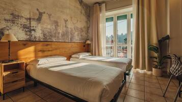 Doppel- oder Zweibettzimmer, Balkon, Seeblick