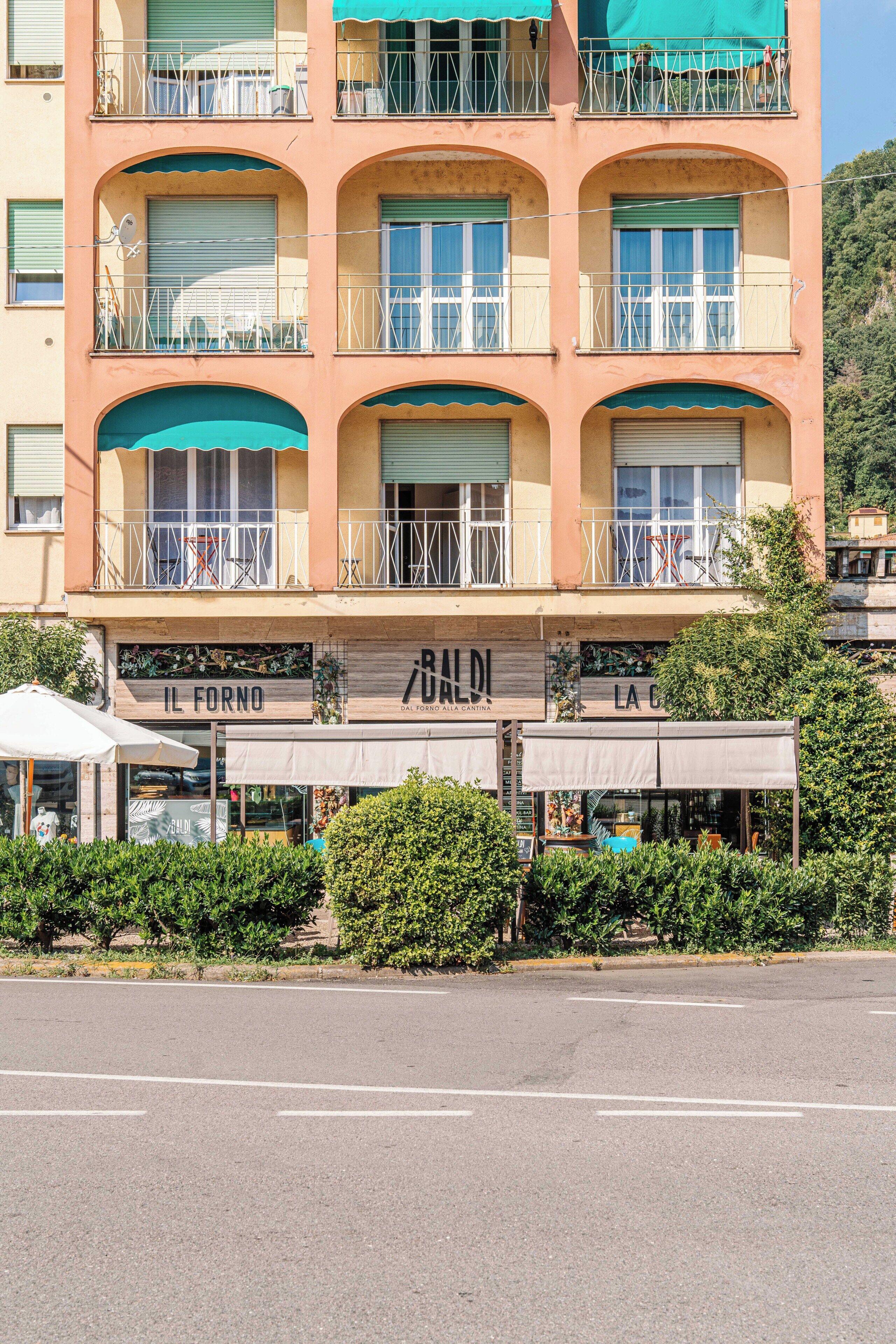 Façade de l’hébergement