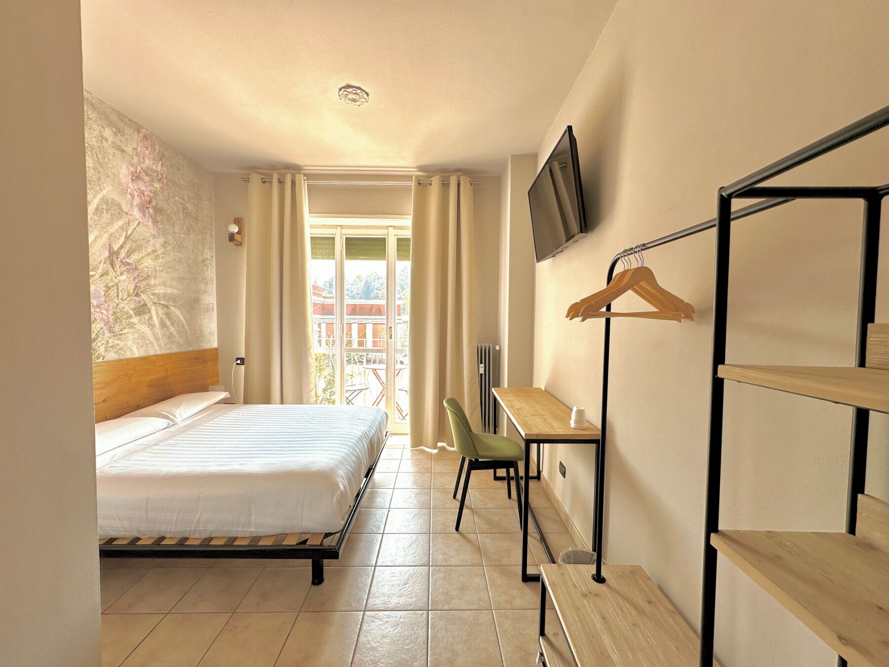 Chambre Double ou avec lits jumeaux, balcon, vue lac