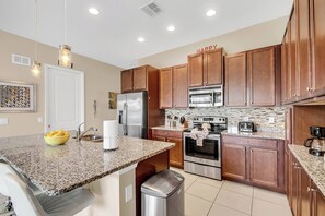 Microwave, dishwasher, high chair