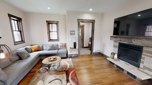 TV, fireplace - Unique 6BR Mountain Getaway - perfect for groups! by RedAwning (Snowshoe)