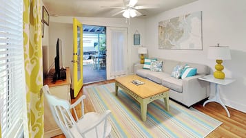 House, Multiple Beds, Patio, Garden View (A Shore Thing) | Living area