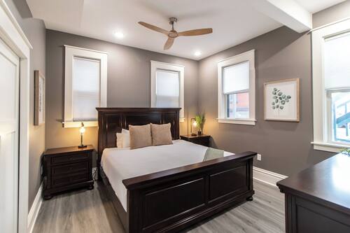 One Bedroom Apartment Unit 2 | Premium bedding, pillowtop beds, iron/ironing board, free WiFi