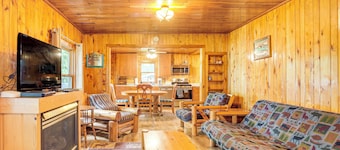 Peaceful Long Lake Cabin w/ Dock & Fire Pit!