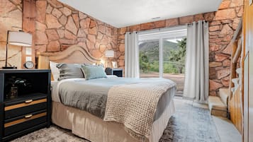 4 bedrooms, iron/ironing board, travel crib, WiFi