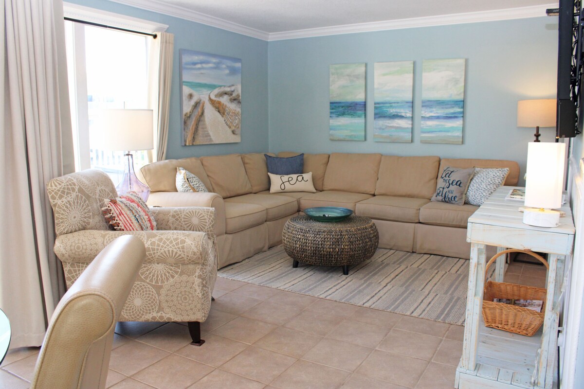 Photo 16 of Coastal Charm, CANAL FRONT 🌴Condo, 5 Pools, Hot Tub, walk to beach Dog-Friendly!