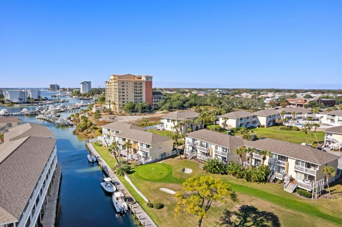 Photo 22 of Coastal Charm, CANAL FRONT 🌴Condo, 5 Pools, Hot Tub, walk to beach Dog-Friendly!