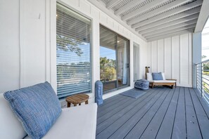 Terrace/patio - Lakeview Condo near 30A, Inlet Beach, Rosemary, PCB. Enjoy Lake & Beach Life  (Panama City Beach)