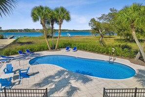 Pool - Lakeview Condo near 30A, Inlet Beach, Rosemary, PCB. Enjoy Lake & Beach Life  (Panama City Beach)