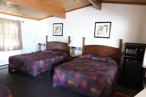 Basic Room, 2 Queen Beds | 1 bedroom, free WiFi, bed sheets