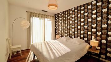 3 chambres, fer et planche Ă repasser, Wi-Fi, draps fournis