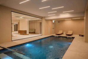 Indoor pool, seasonal outdoor pool, pool umbrellas, pool loungers - Terradamari Resort & Spa Marina di Modica, Tapestry by Hilton (Modica)