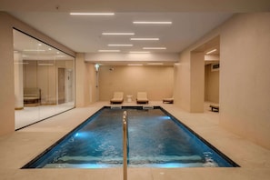 Indoor pool, seasonal outdoor pool, pool umbrellas, pool loungers - Terradamari Resort & Spa Marina di Modica, Tapestry by Hilton (Modica)