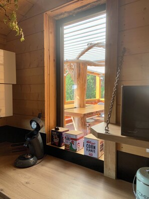 Interior - Mimizan plage, atypical wooden chalet, perfect for a getaway! (Mimizan)