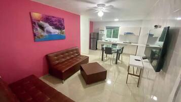 Classic Apartment, 2 Bedrooms, Kitchen, Tower | Living area | Smart TV