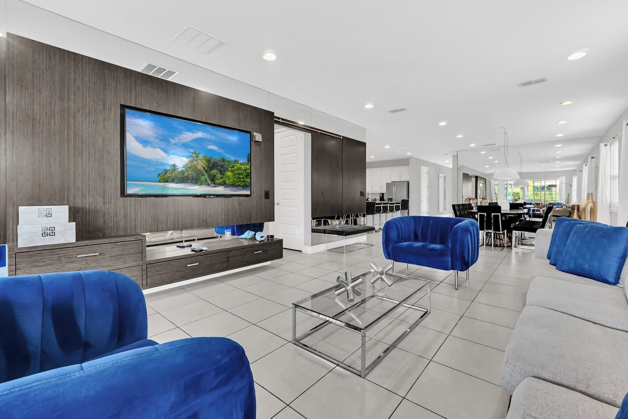 Smart TV, video games, DVD player