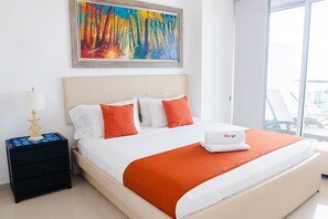 Apartment | 2 bedrooms, Egyptian cotton sheets, premium bedding, blackout drapes - U-GO Edificio Morros Ultra (Cartagena)
