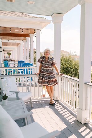 Maison, plusieurs lits, patio, vue océan | Vue depuis le balcon